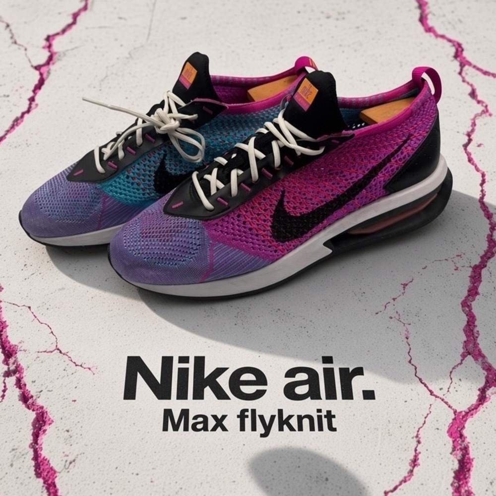 Nike Air Max Flyknit Racer Multi-Color Fuchsia Dream FD0822-500 Womens 11